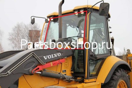 Стекло лобовое верхнее Volvo BL61, BL71 с 2012 г. KMK - заказать Стекло лобовое верхнее Volvo BL61, BL71 с 2012 г. KMK