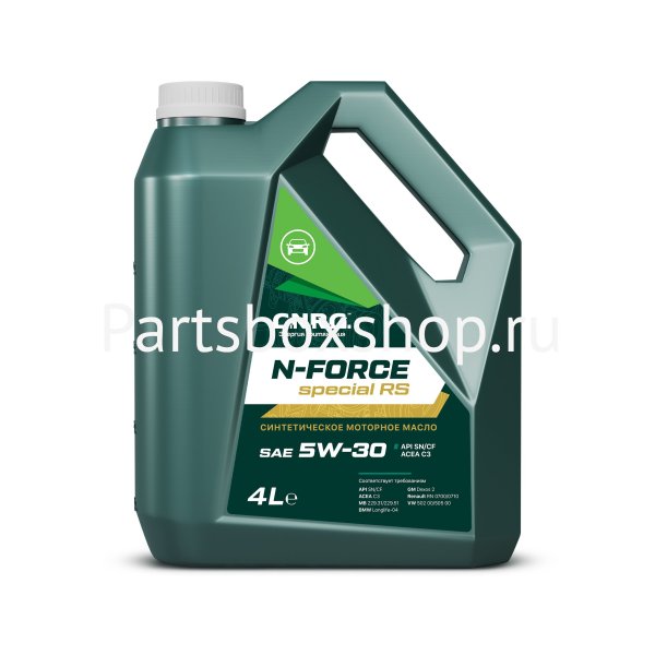 Масло моторное 5W30 Special RS SN/CF; C3  CNRG - заказать Масло моторное 5W30 Special RS SN/CF; C3  CNRG