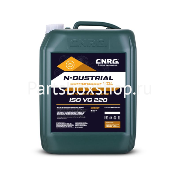 Масло индустриальное N-Dustrial Сompressor VDL 220 CNRG - заказать Масло индустриальное N-Dustrial Сompressor VDL 220 CNRG
